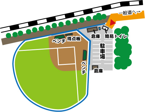 米原野球場見取り図