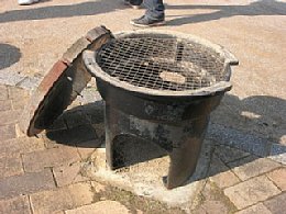 座面をはずすとかまどにの写真