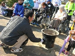 非常時はかまど使用の写真