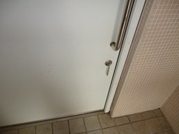トイレの引き戸の写真