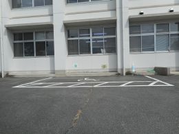 車いす駐車場の写真