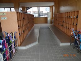 入口の靴箱の写真