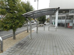 自転車置き場の写真